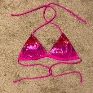 VS sequin bikini top